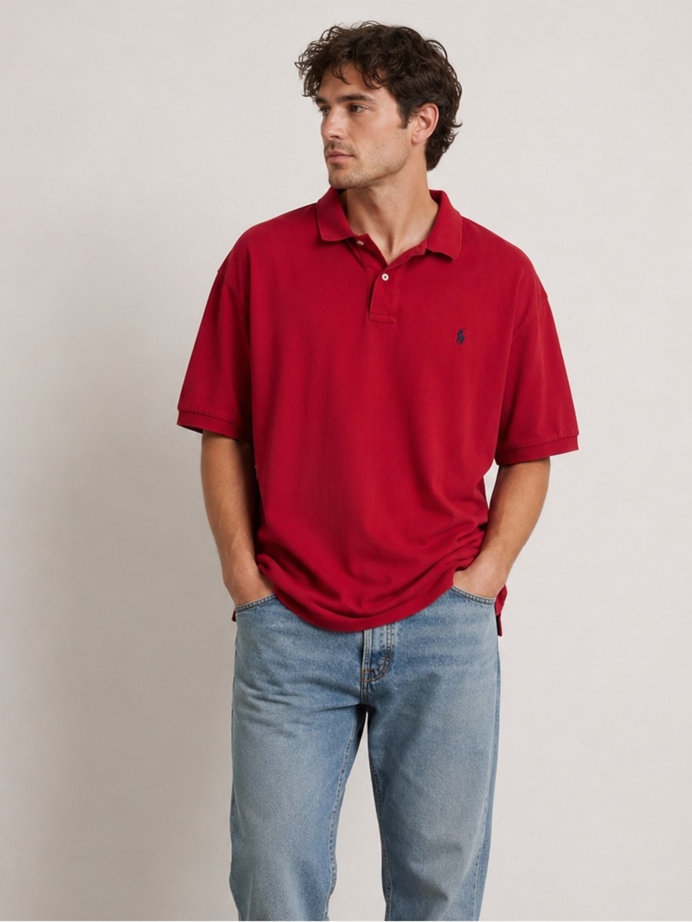 Polo Ralph Lauren Classic Fit Polo Shirt Men’s XXL Red Big Pony Logo